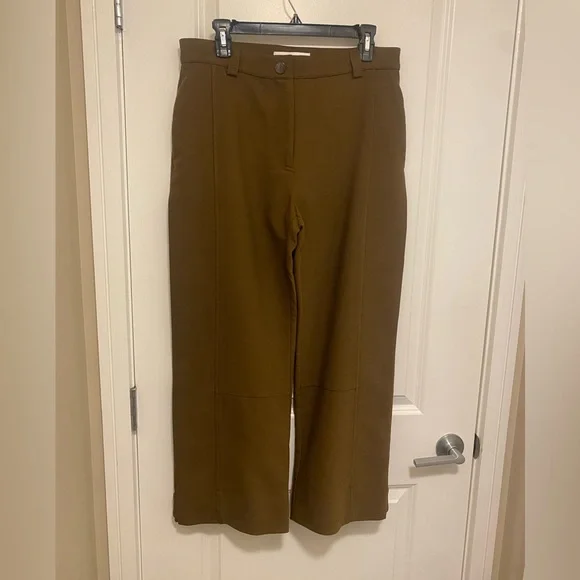 SEE BY CHLOÉ Wool Blend Trousers In Smoked Brown - Picture 4 of 11
